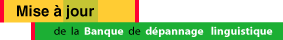 Mise à jour de la BDL